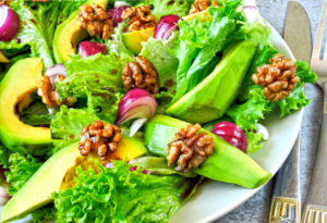 Avocado and Walnut Salad