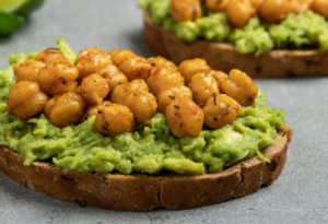 Avocado Toast with Spicy Chickpeas